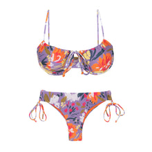 Laden Sie das Bild in den Galerie-Viewer, Product Front: Rio De Sol Set Set Garden-Flower Balconet-Tie Angel
