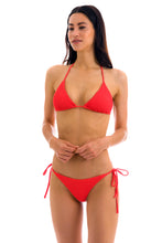 Laden Sie das Bild in den Galerie-Viewer, Model Front: Rio De Sol Unterteil Bottom Cotele-Tomate Ibiza
