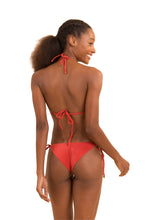 Laden Sie das Bild in den Galerie-Viewer, Model Back: Rio De Sol Unterteil Bottom Malibu-Chili Cheeky-Tie
