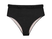 Laden Sie das Bild in den Galerie-Viewer, Product Front: Rio De Sol Unterteil Bottom Shimmer-Black Hotpants
