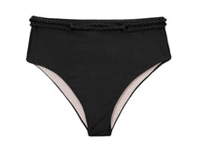 Laden Sie das Bild in den Galerie-Viewer, Bottom Shimmer-Black Hotpants
