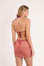 Laden Sie das Bild in den Galerie-Viewer, Floral-Scales Mini Skirt Ruched
