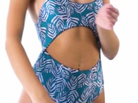 Laden und Abspielen von Videos im Galerie-Viewer, Video: Rio De Sol Badeanzug Palms-Blue Ivy
