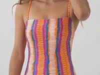 Laden und Abspielen von Videos im Galerie-Viewer, Video: Rio De Sol Badeanzug Stripes Cleo

