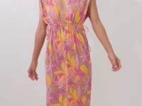Laden und Abspielen von Videos im Galerie-Viewer, Video: Rio De Sol Strandkleid Lyla Long Dress Soleil
