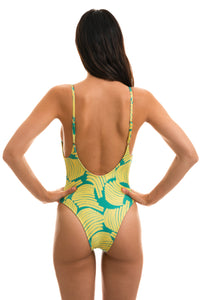 Model Back: Rio De Sol Badeanzug Banana Yellow Hype