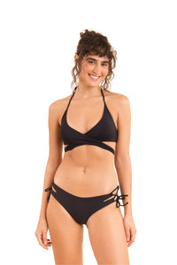 Model Front: Rio De Sol Unterteil Bottom Dots-Black Madrid