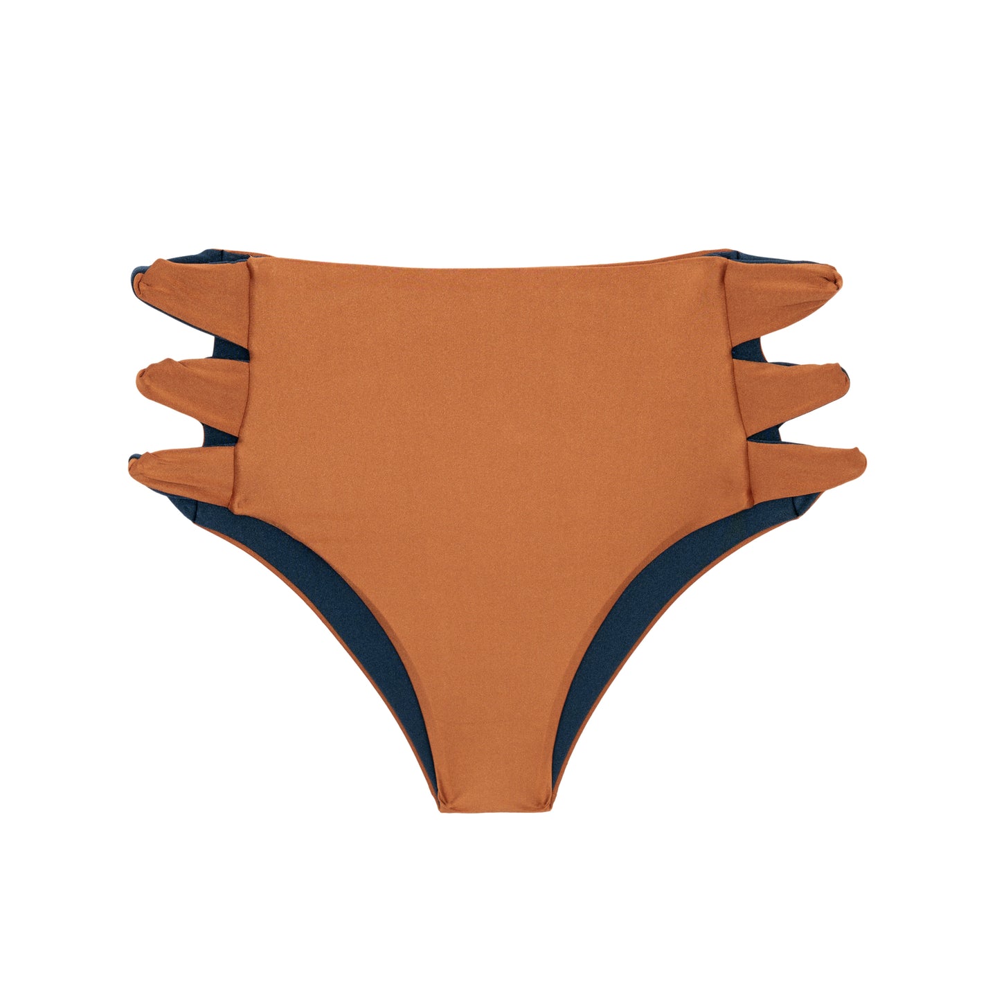 Product Front: Rio De Sol Unterteil Bottom Nocciola High-Waist-Spin