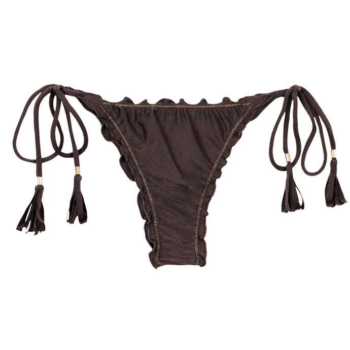 Product Front: Rio De Sol Unterteil Bottom Shimmer-Coffee Frufru-Fio