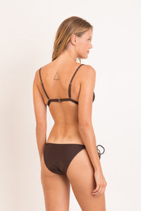 Model Back: Rio De Sol Unterteil Bottom Shimmer-Coffee Ibiza-Comfy