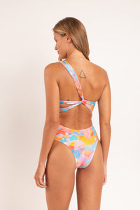 Model Back: Rio De Sol Badeanzug Cloud Santorini