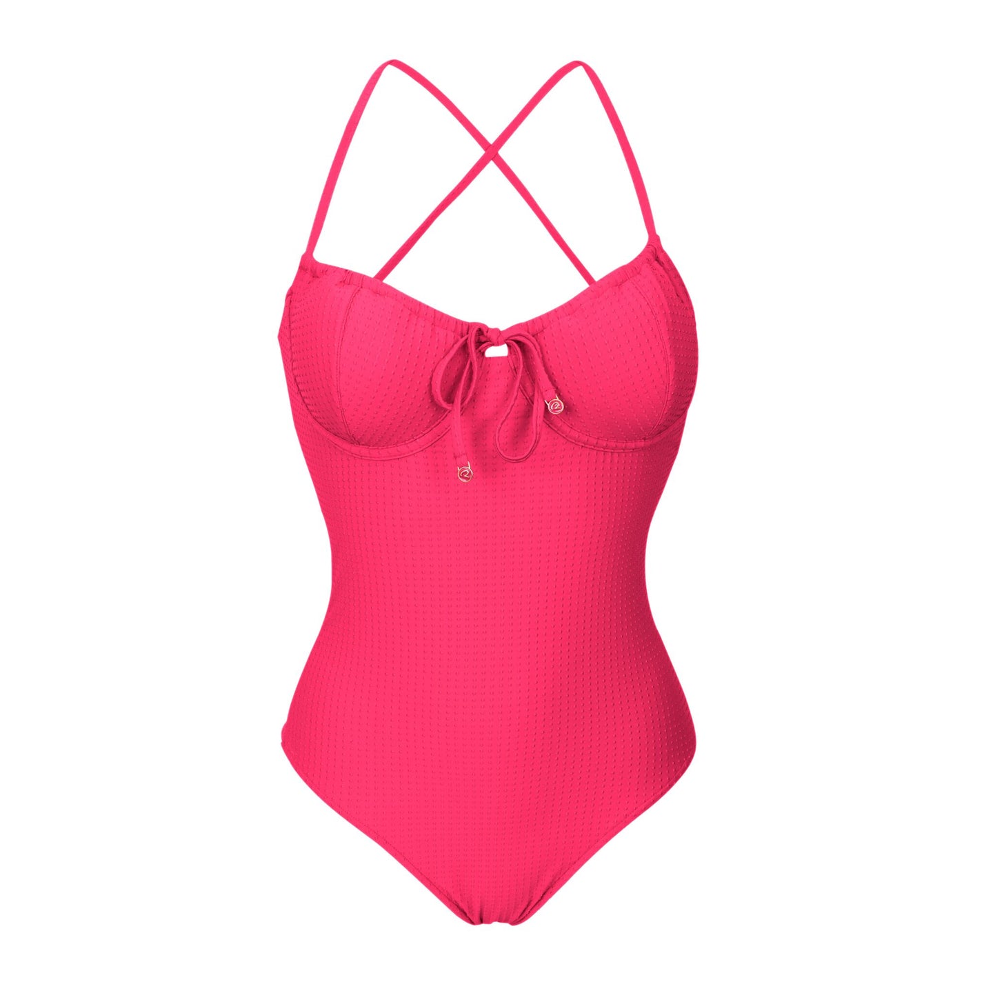 Product Front: Rio De Sol Badeanzug Dots-Virtual-Pink Julia
