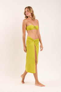Image 02: Rio De Sol Strandrock Fluity-Abacateiro Long Skirt Knot