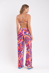 Model Back: Rio De Sol Strandhosen Funny Wide Pants