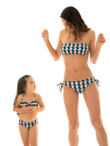 Model Back: Rio De Sol Mädchen-Bikini Geometric Kids