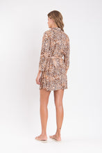 Laden Sie das Bild in den Galerie-Viewer, Image 08: Rio De Sol Hemdblusenkleid Leopard Chemise
