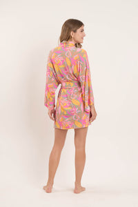 Model Back: Rio De Sol Strandkleid Lyla Kimono
