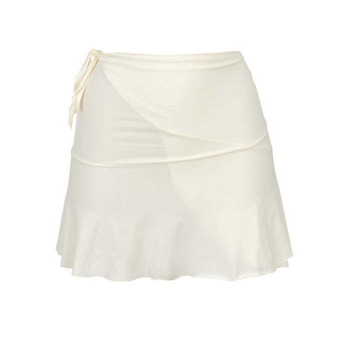 Product Front: Rio De Sol Strandrock Off-White Mini Skirt