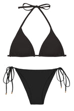 Laden Sie das Bild in den Galerie-Viewer, Product Front: Rio De Sol Set Set Nero Tri-Inv Lacinho
