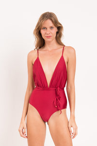Model Front: Rio De Sol Badeanzug Shimmer-Divino New Vegas