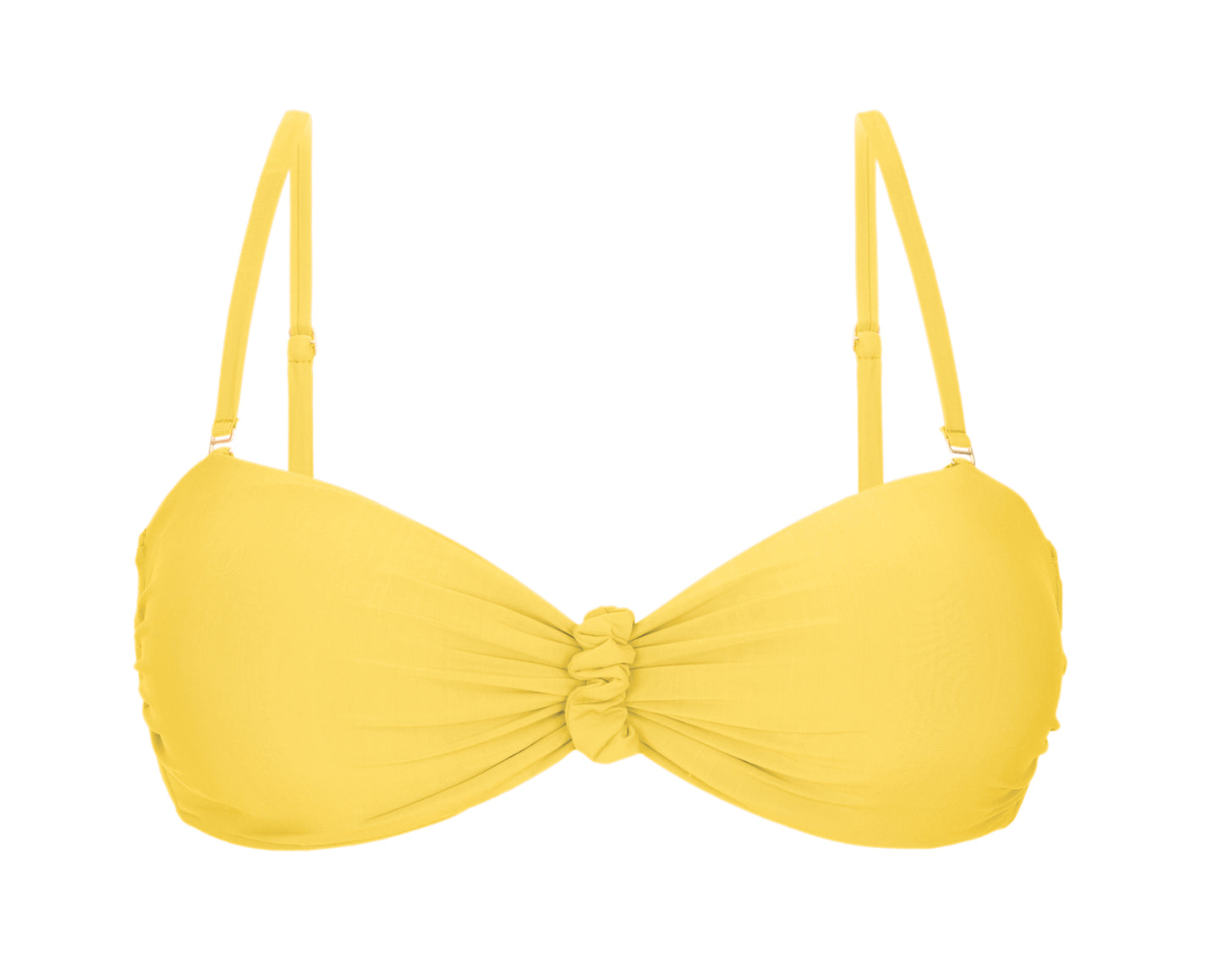 Product Front: Rio De Sol Oberteil Top Amarelo Bandeau-Crispy