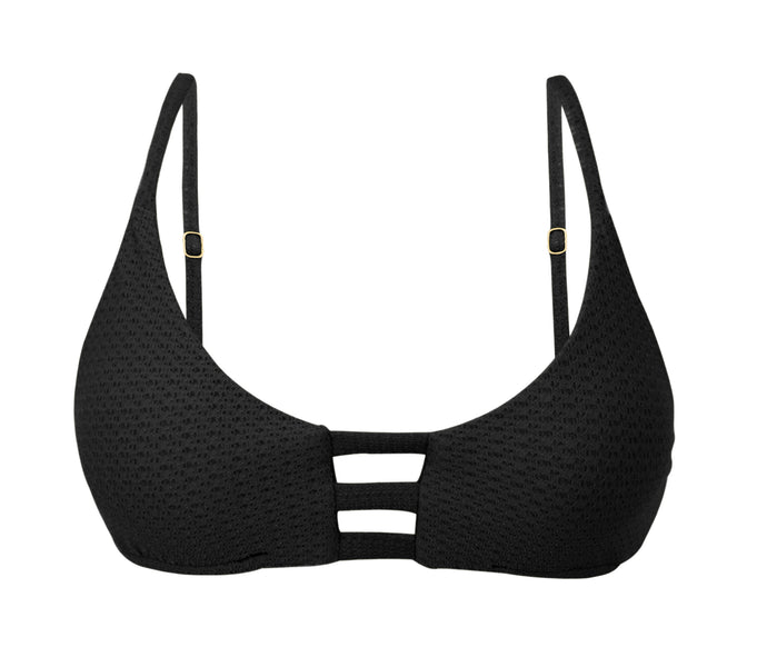 Product Front: Rio De Sol Oberteil Top Bora-Black Bra-Trio