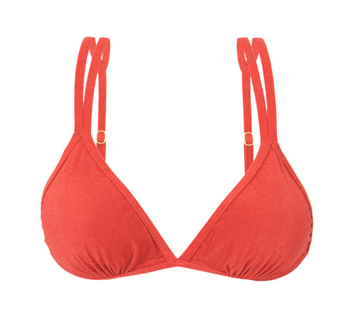 Product Front: Rio De Sol Oberteil Top Malibu-Chili Tri-Duo