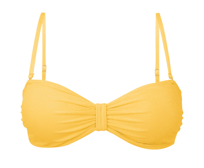 Product Front: Rio De Sol Oberteil Top Malibu-Yellow Bandeau-Duo
