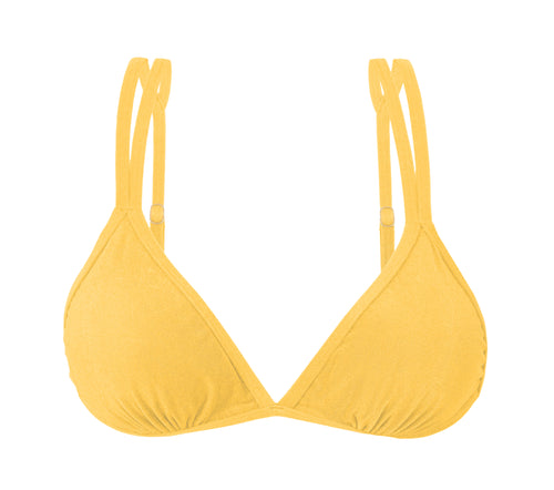 Product Front: Rio De Sol Oberteil Top Malibu-Yellow Tri-Duo