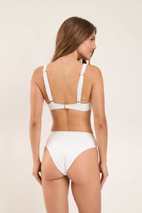 Model Back: Rio De Sol Oberteil Top Sand-White Chantal