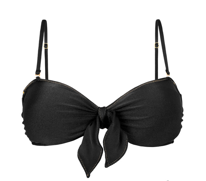 Product Front: Rio De Sol Oberteil Top Shimmer-Black Bandeau-No