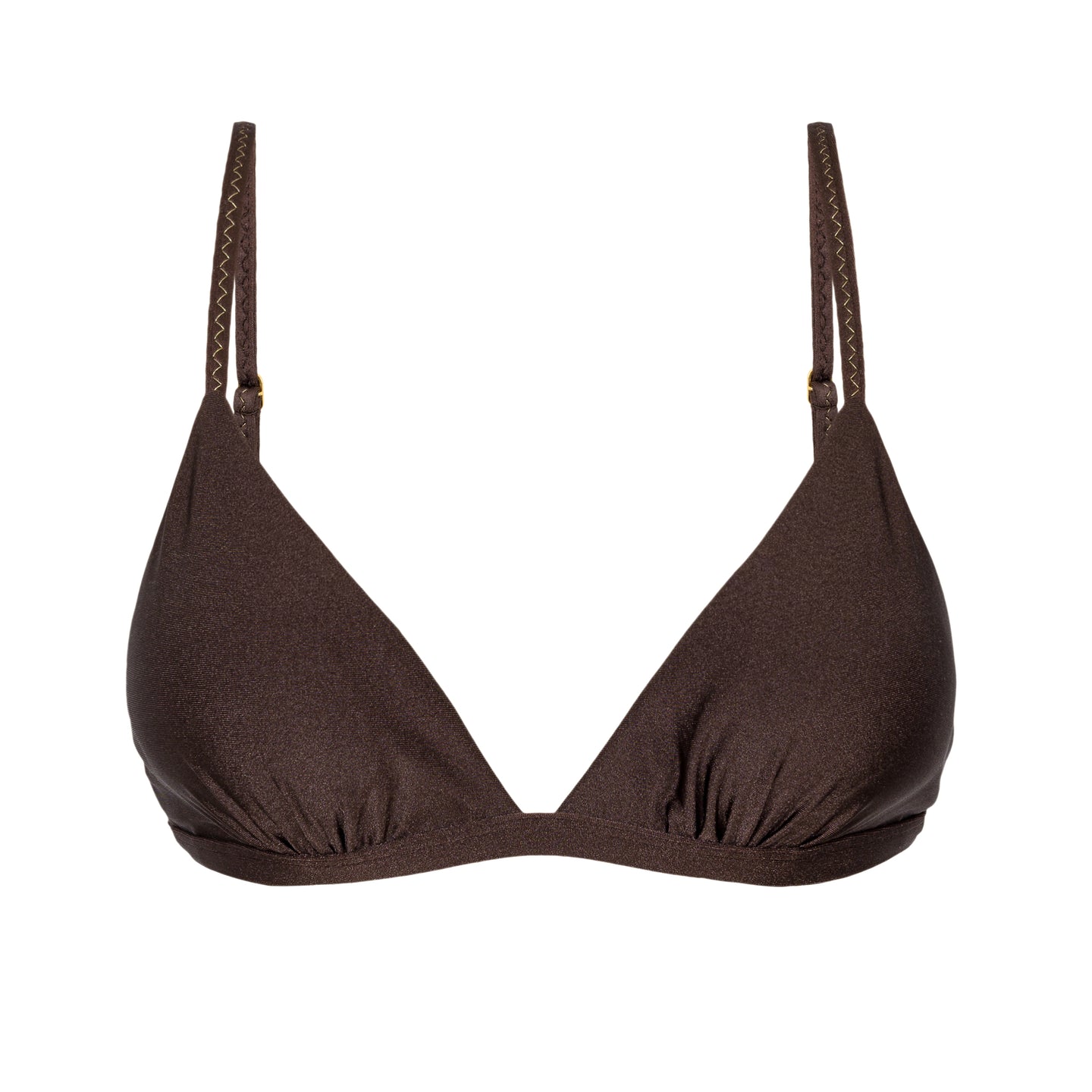 Product Front: Rio De Sol Oberteil Top Shimmer-Coffee Tri-Fixo