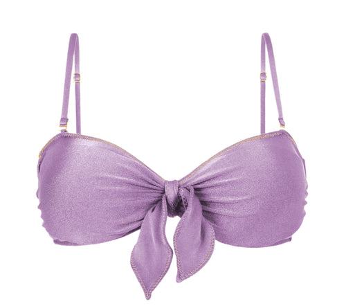 Product Front: Rio De Sol Oberteil Top Shimmer-Harmonia Bandeau-Knot