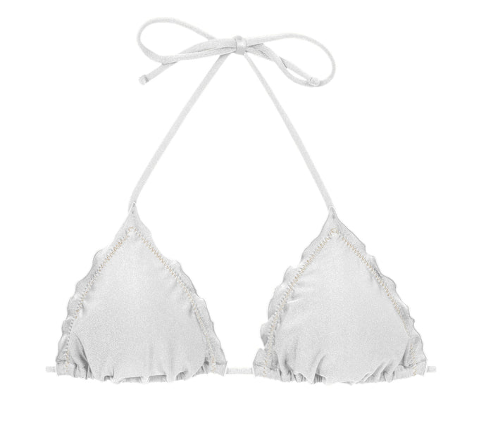 Product Front: Rio De Sol Oberteil Top Shimmer-White Frufru