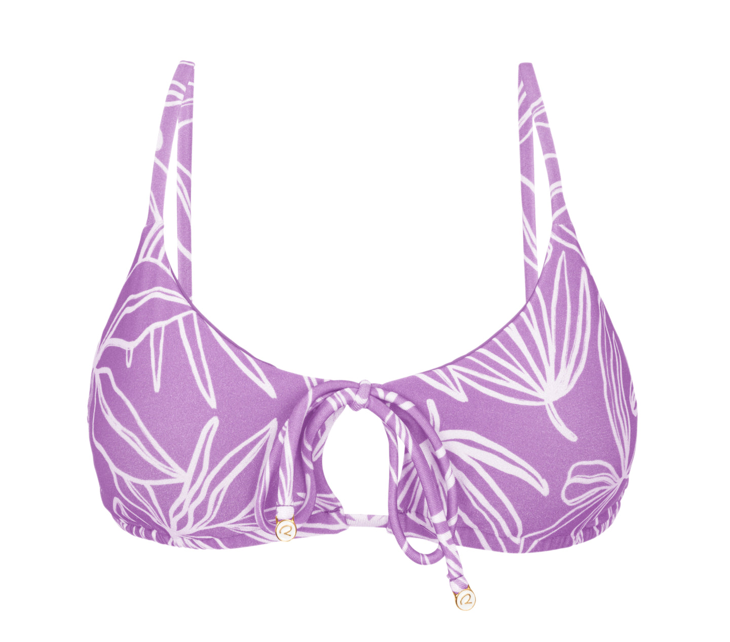 Product Front: Rio De Sol Oberteil Top Trail-Purple Tank-Tie