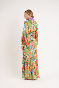 Image 05: Rio De Sol Strandkleid Tropical Long Dress Verona
