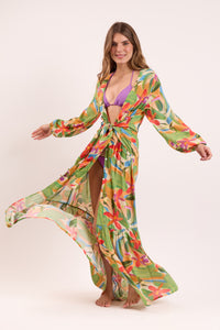 Image 09: Rio De Sol Strandkleid Tropical Long Dress Verona