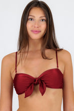 Laden Sie das Bild in den Galerie-Viewer, Top Shimmer-Divino Bandeau-Knot
