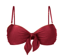 Laden Sie das Bild in den Galerie-Viewer, Top Shimmer-Divino Bandeau-Knot
