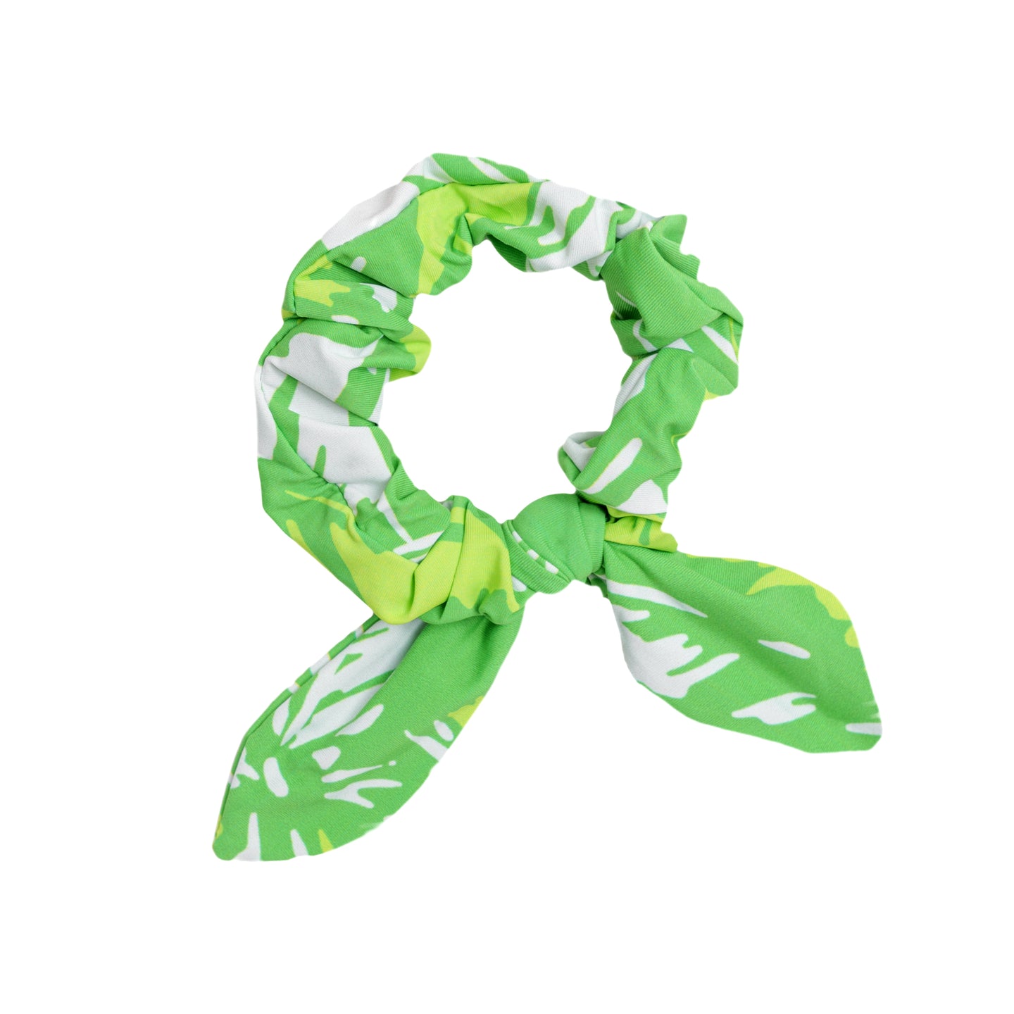 Green-Palms Scrunchie