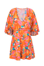 Laden Sie das Bild in den Galerie-Viewer, Orange Bloom Mini Dress
