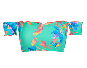 Top Acqua Flora Off Shoulder