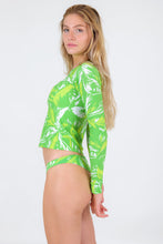 Laden Sie das Bild in den Galerie-Viewer, Top Green-Palms Rash-Guard
